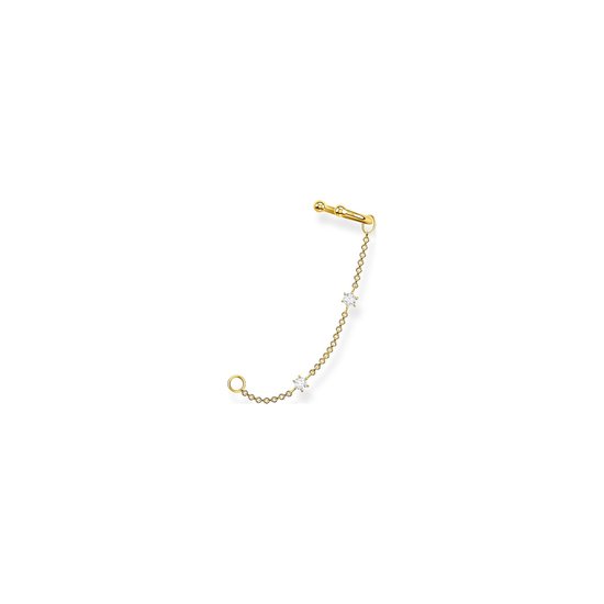 Thomas Sabo DamesEar Cuffs 925 Zilver 2 Zirkonia One Size Goud 32017814