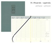 Agenda 2023 - Week per 2 pagina - 16 maanden - A4  16M - Nature - Groen - 21 x 27 cm - Brepols
