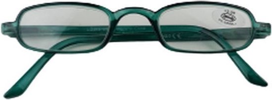 Leesbril ZURICH – Groen / Transparant – Kunststof / Glas – Sterkte +2.00 – One Size – Bril – Leesbril – Lezen