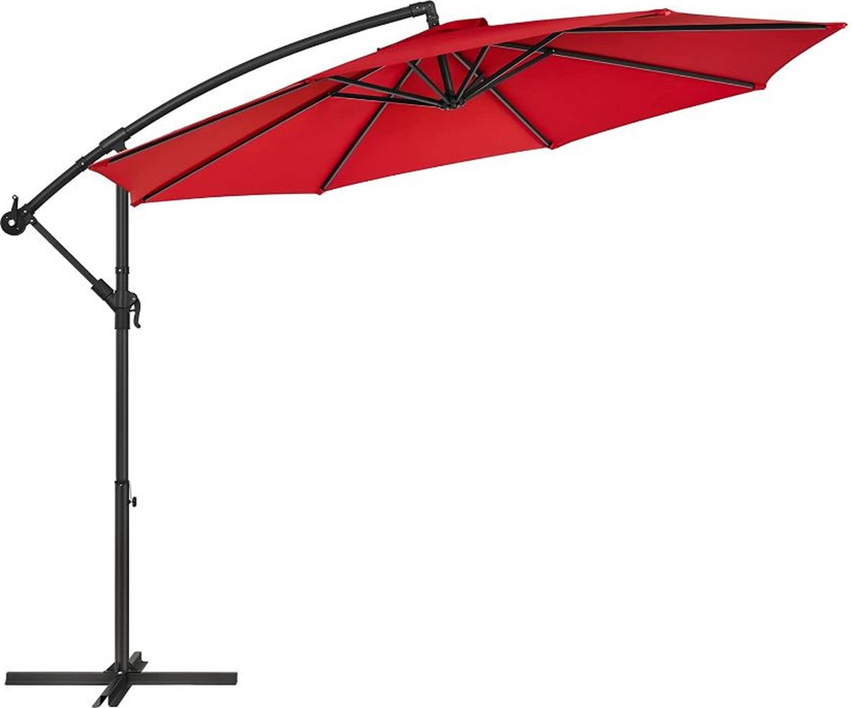 MIRA Home - Parasol - Zonnewering - Tuin - Rood - 245x300
