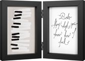 Fotolijst - Henzo - Piano Double Swing - Collagelijst voor 2 foto's - Fotomaat 10x15 cm - Zwart