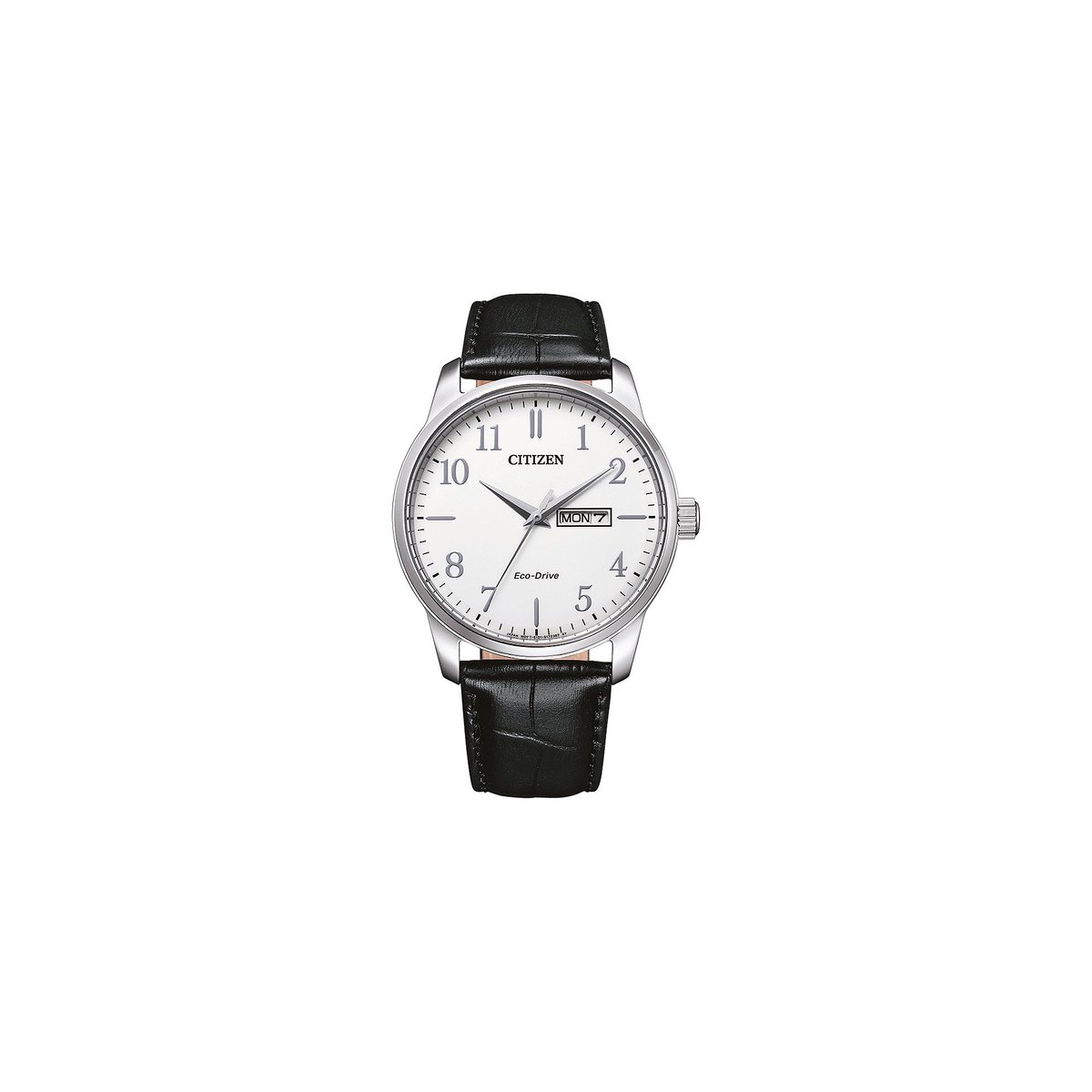 Citizen BM8550-14AE Horloge - Leer - Zwart - Ø 41 mm
