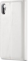 Étui portefeuille en cuir artificiel Caseme pour iPhone XR - Blanc