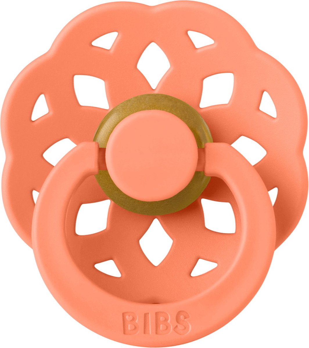 Goedkoopste Bibs Boheme Papaya 0-6 mnd Fopspeen 210292C