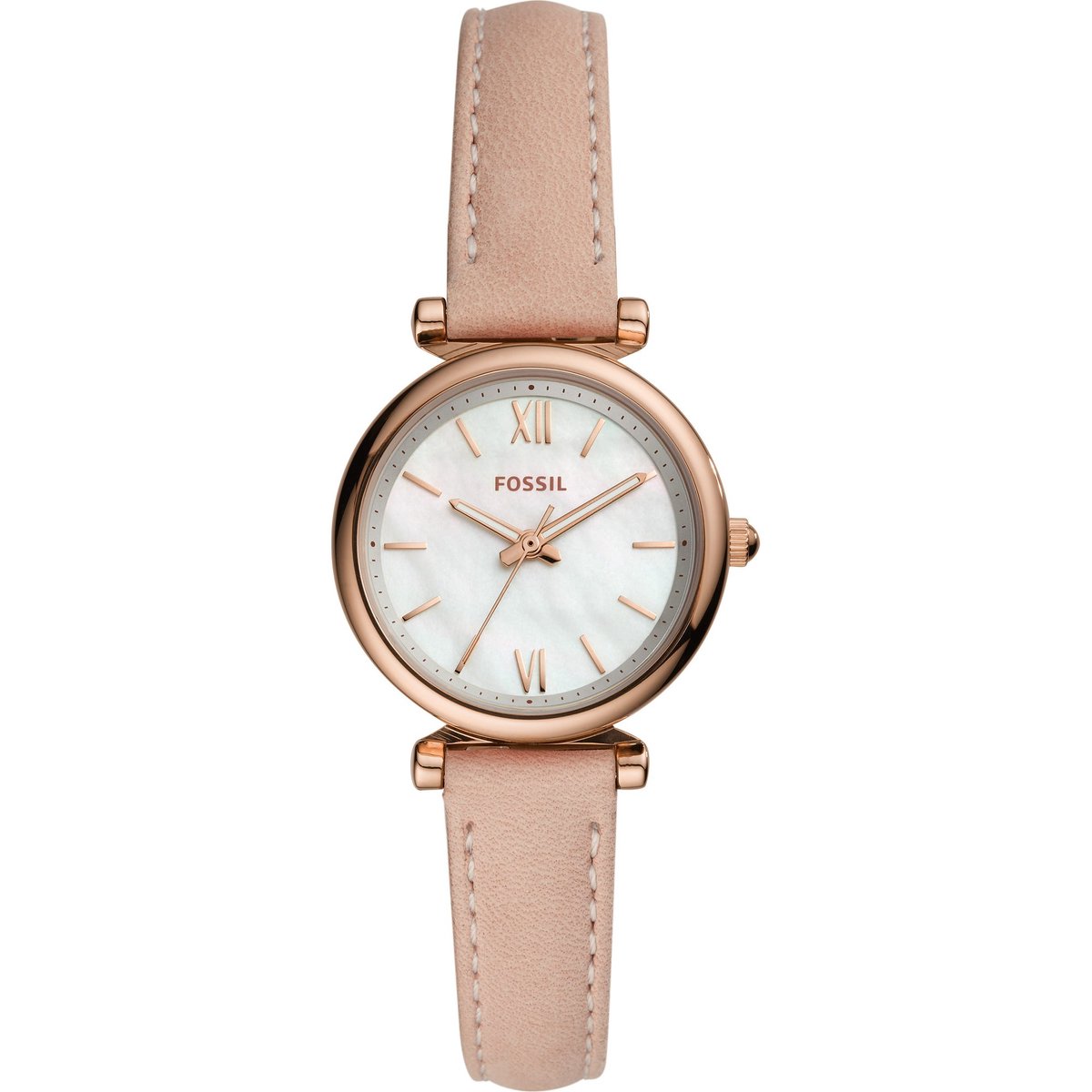 Fossil Carlie Mini ES4699 Dameshorloge 28 mm - Zilverkleurig