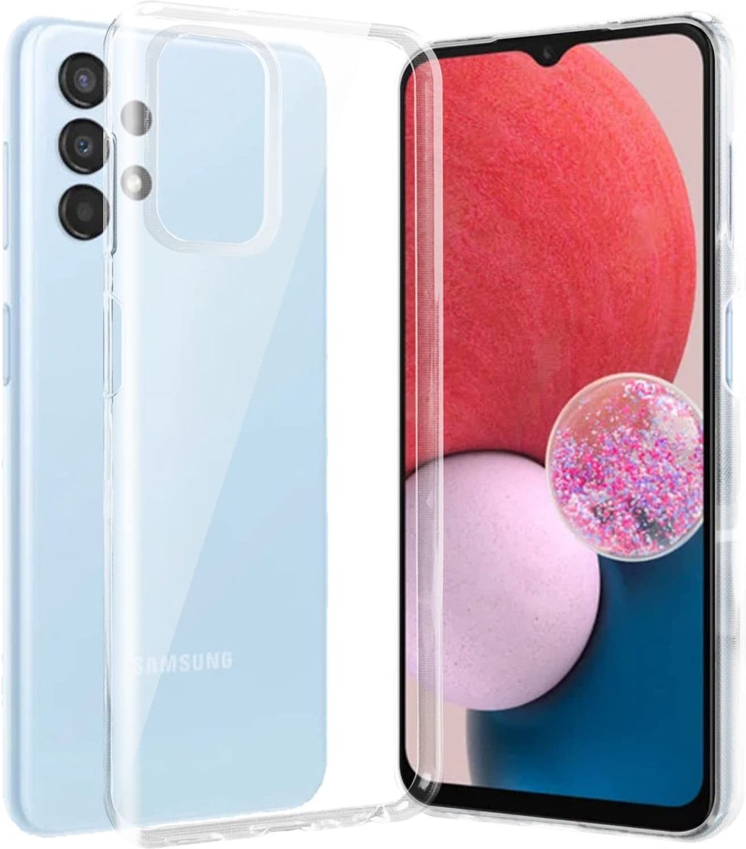 Flexibele achterkant Silicone hoesje transparant Geschikt voor: Samsung Galaxy A13 4G