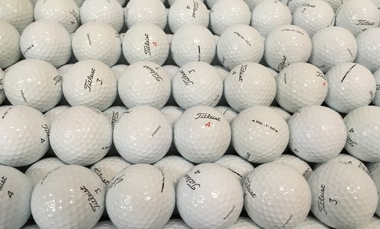 LTRGolf Golfballen gebruikt/lakeballs Titleist mix AAAA klasse 100 stuks.
