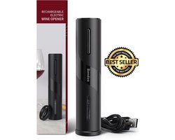 Bondoo - Elektrische Kurkentrekker Oplaadbaar - inclusief foliesnijder - Vaderdag cadeau