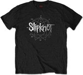 Slipknot - Logo Star Heren T-shirt - M - Zwart
