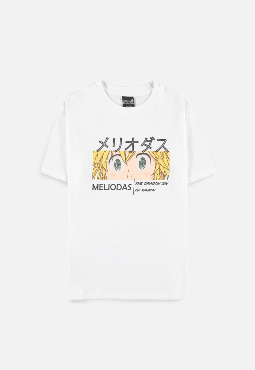 The Seven Deadly Sins - Meliodas Dames T-shirt - S - Wit