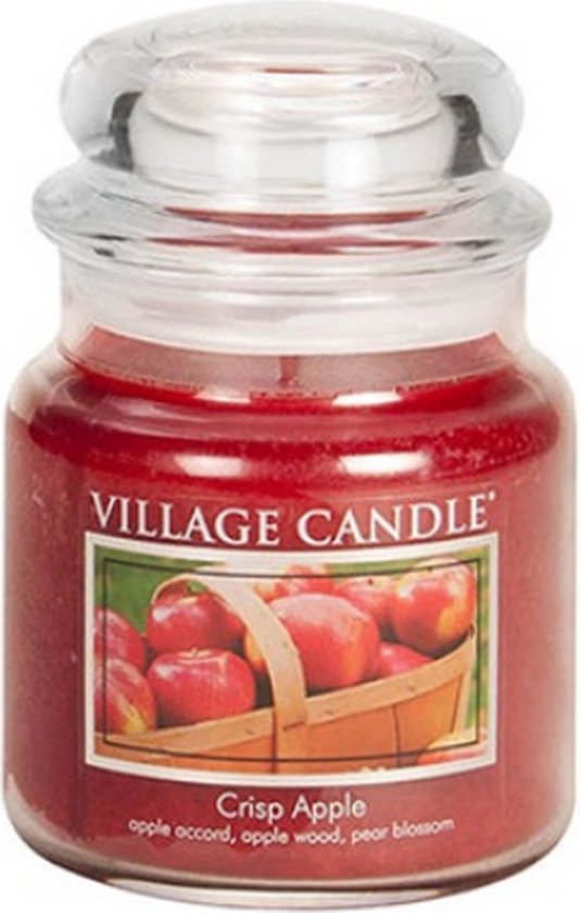 Village Candle Medium Jar Crisp Apple