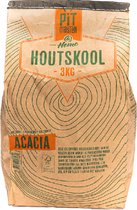 Bol.com Pitmaster - Acacia Houtskool - 3KG - Restaurant kwaliteit - lange brandduur - Briketten aanbieding