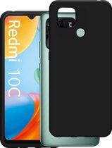 Cazy Xiaomi Redmi 10c hoesje - Soft TPU Case - Zwart