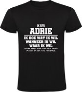 Adrie Heren t-shirt | verjaardagkado | verjaardag kado | grappig | jarig | cadeau | Zwart