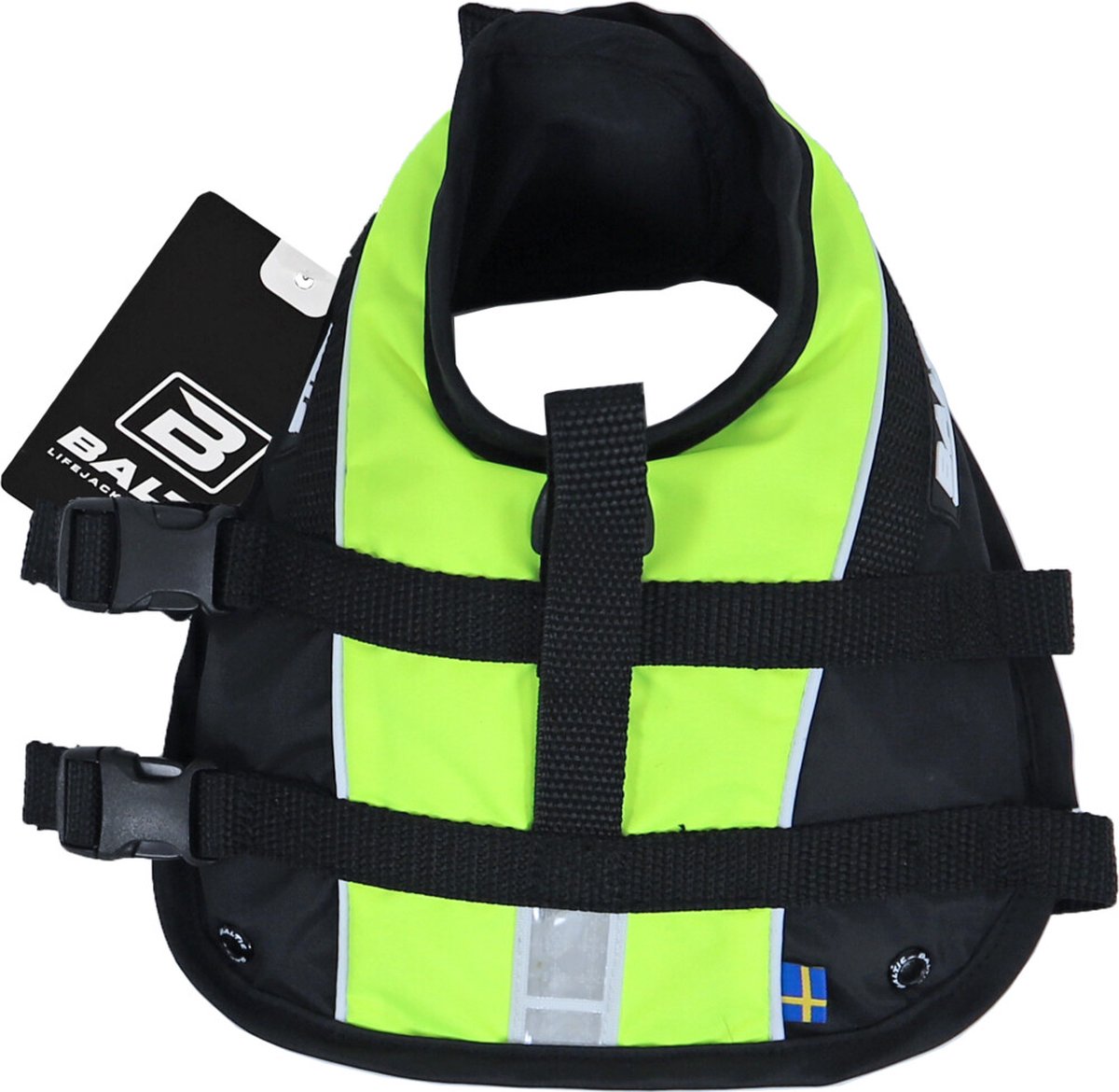 Bol.com Baltic Hondenzwemvest Mascot Geel - Zwart XS aanbieding