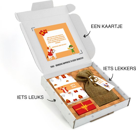 THNX 3-in-1 combinatie cadeau THNX - Sinterklaas cadeau - Familiespel -  Ganzenbord -... | bol.com