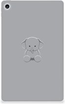 Beschermhoes Lenovo Tab M10 Plus (3e generatie) Silicone Case Baby Olifant met doorzichte zijkanten