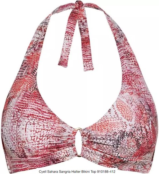 Cyell Halter Bikinitop - Sahara Sangria - Maat 42D