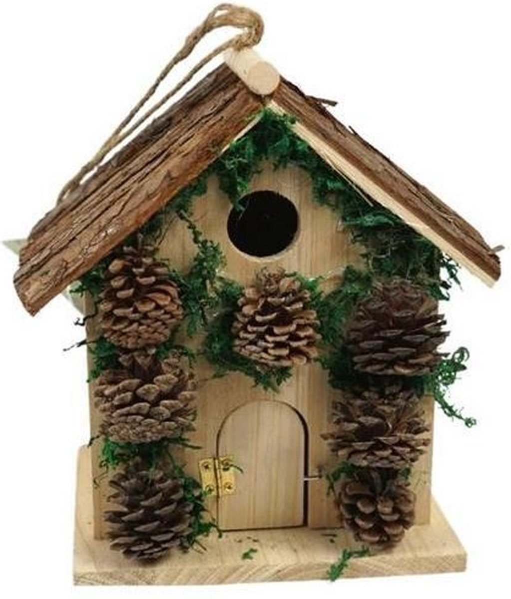 Nest kastje - Little birds - Buitenvogels - Dennenappels-nestkastje