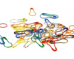 25 metalen steekmarkeerders in verschillende kleuren breimarkeerders stekenmarkeerders breien