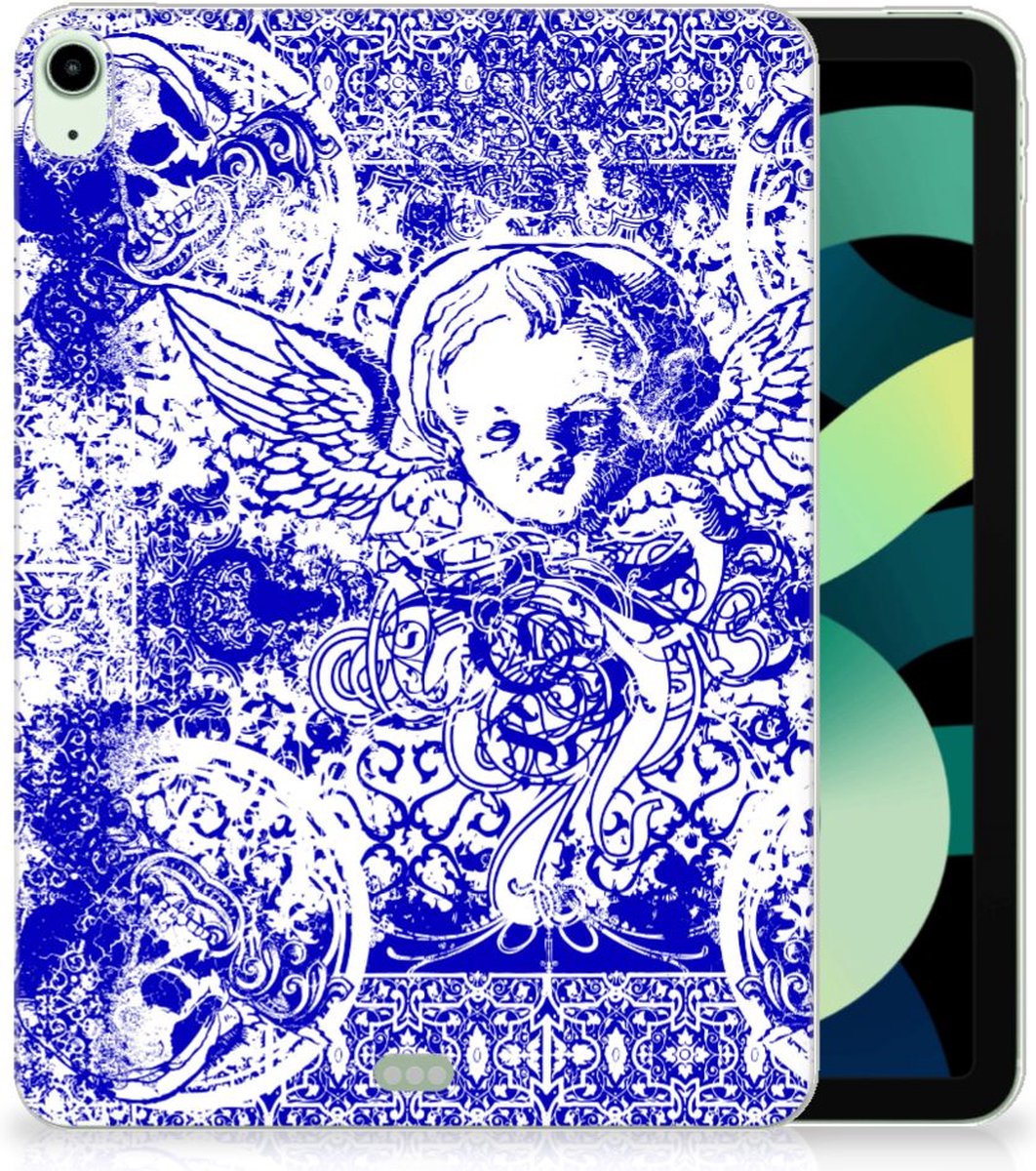 Tablet BackCover iPad Air (2020/2022) 10.9 inch Angel Skull Blauw