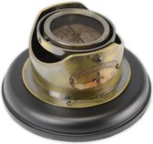 Scheepskompas - Klassiek kompas messing - Stabiliserend - 6,3 cm hoog