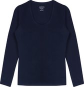 Claesen's® - Dames T-Shirt LS - Donkerblauw - 95% Katoen - 5% Lycra