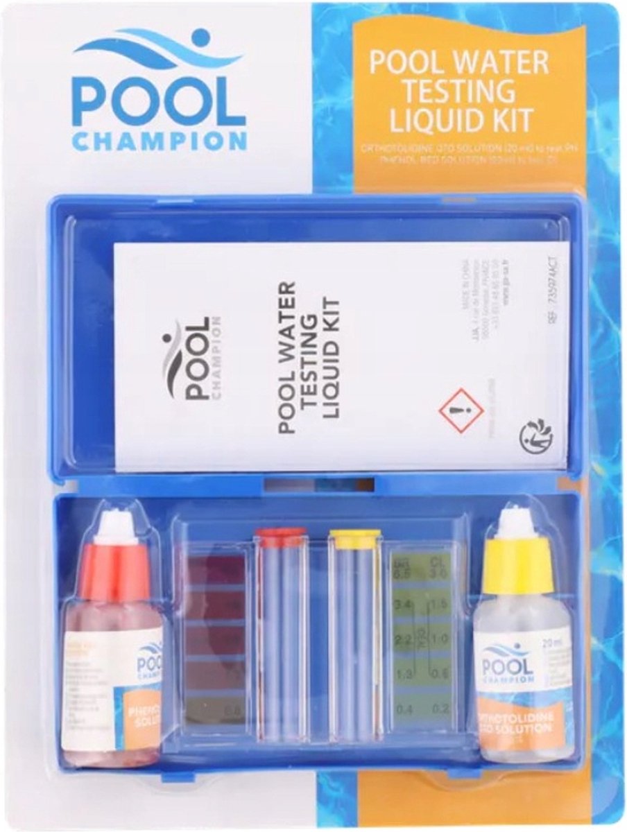 Zwembad kit Test kit chloor Zwembad tester pH bepaling Zwembad