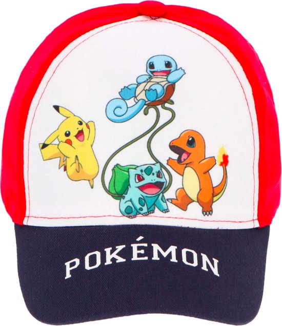 Casquette Pokémon - rouge - Taille 52 cm