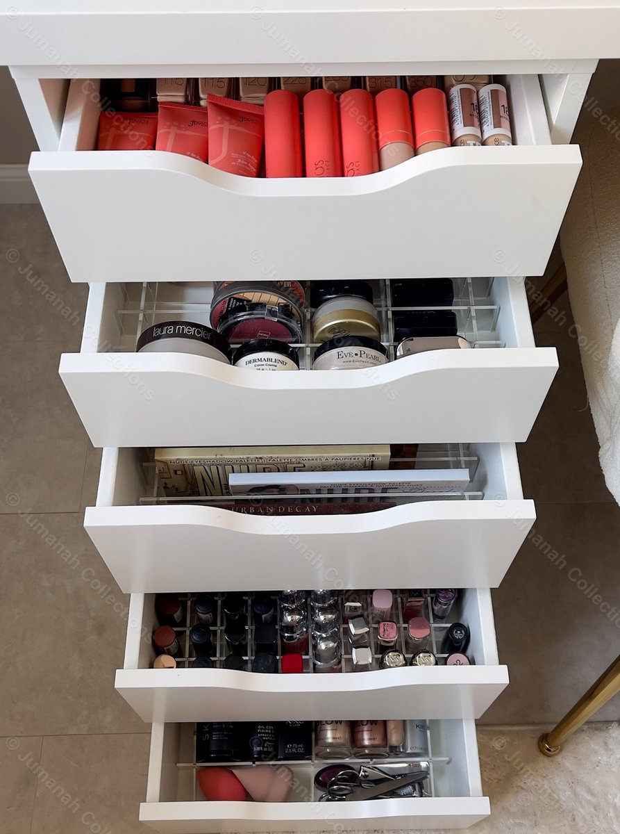 Ongeldig adviseren Heel veel goeds Jumanah® Collections - "Sorted" Large Lip set - Make up organizer -  ladeverdeler -... | bol.com