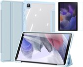 Dux Ducis - Tablet hoes & Case2go Screenprotector geschikt voor Samsung Galaxy Tab A8 (2022 & 2021) - Toby Serie - Tri-Fold Book Case - Blauw