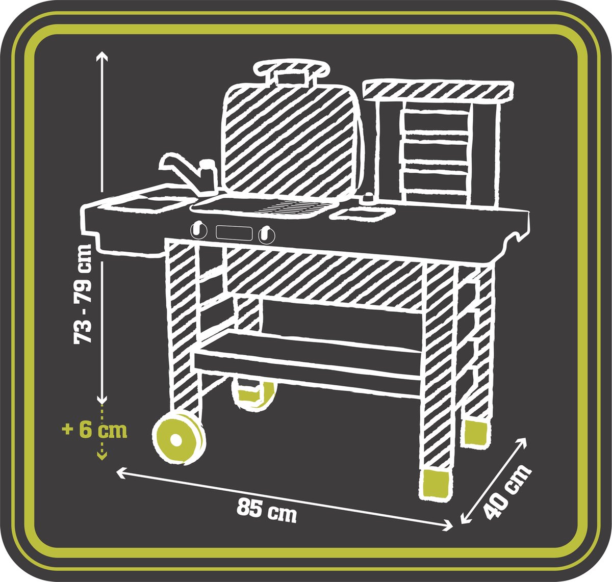 Smoby Buitenkeuken - Speelkeuken — afbeelding 11
