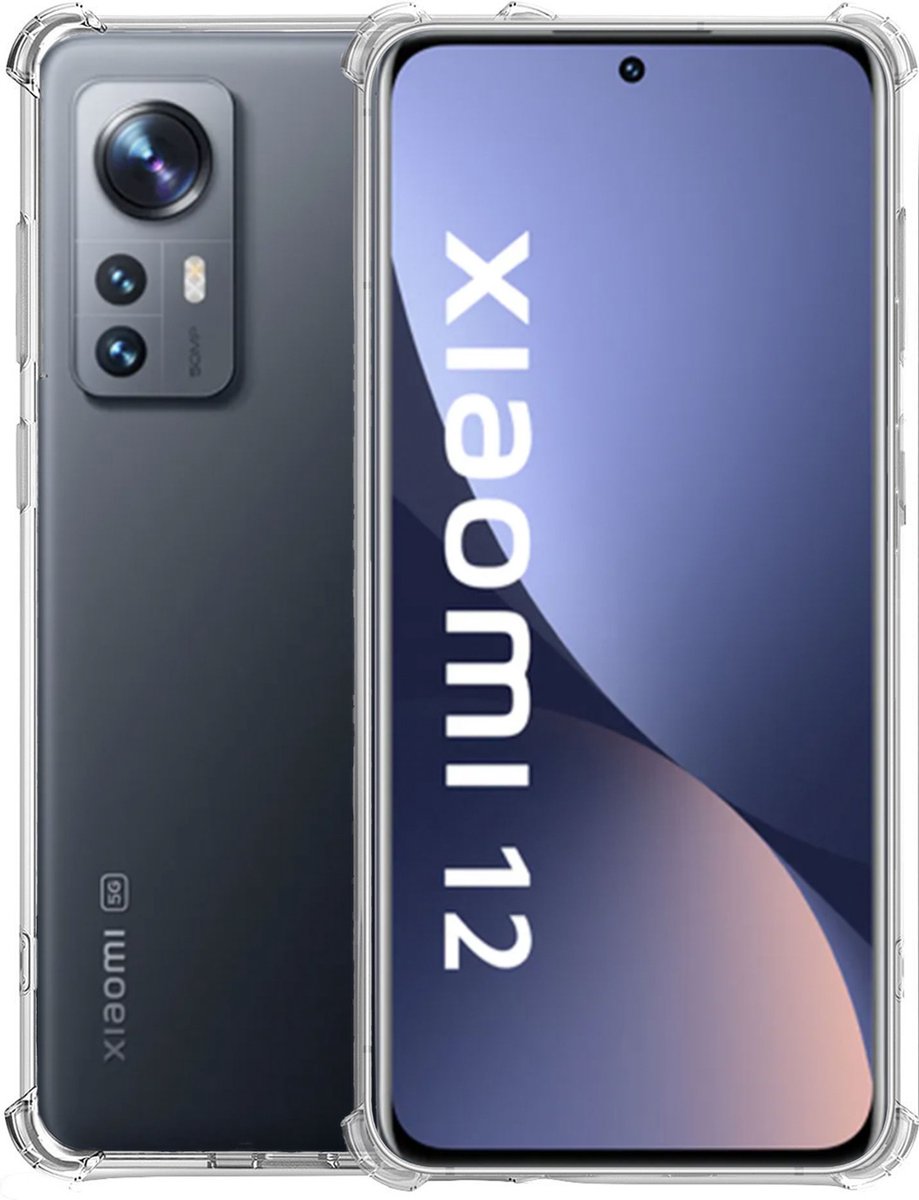 Geschikt voor Xiaomi 12 Hoesje – Shock Proof Case – Cover Transparant