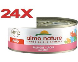 Almo Nature HFC - Kattenvoer - Jelly Zalm - 24x70gr