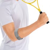Sangle de coude de Tennis BRACOO EP40 - pour coude de tennis ou coudes de golfeur - attelle de tendon de coude réglable et précise avec rembourrage en EVA