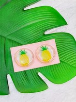 Oogmasker Ananas - gelmasker - verkoelend - verlichting - vermoeide ogen - Eye pads - hot and cold