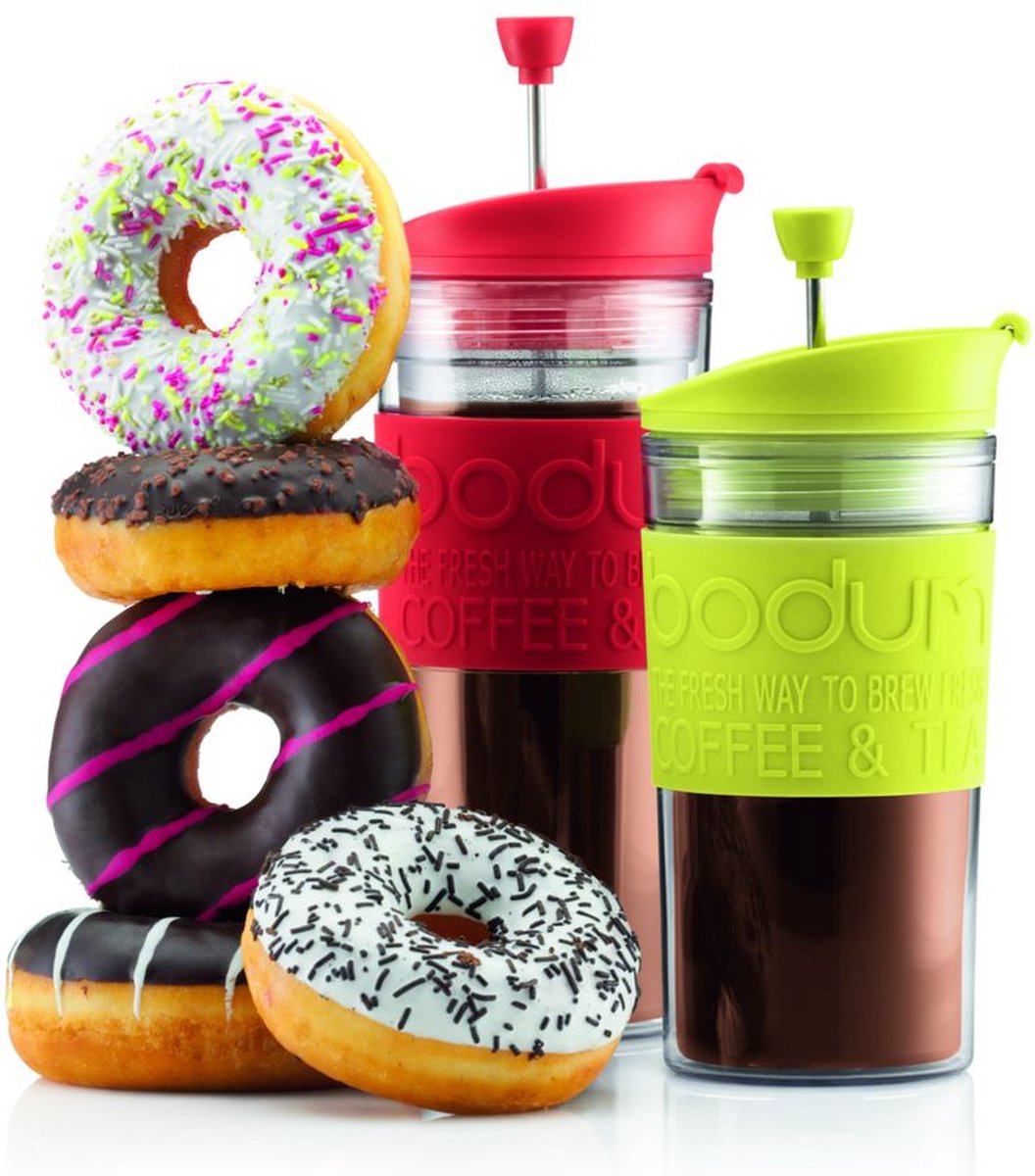 Bodum Cafetiere Travel Press Zwart 450 ml