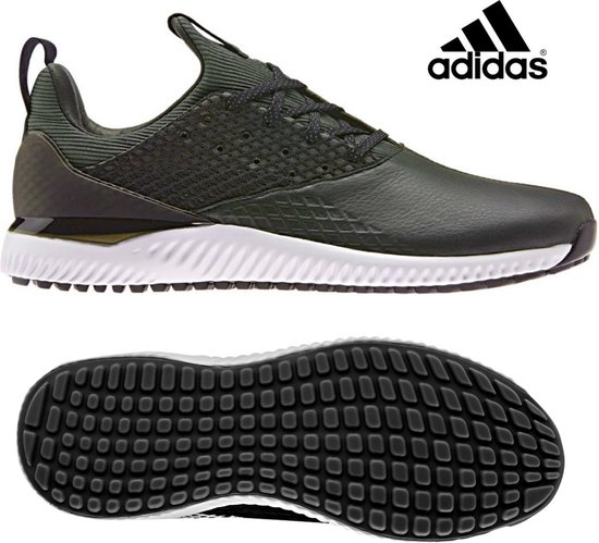 Adidas - Adicross Bounce 2 - Chaussure de golf pour homme - Vert/blanc - Taille 45 1/3