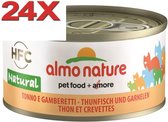 Almo Nature HFC - Kattenvoer - Tonijn & Garnaal - 24x70gr