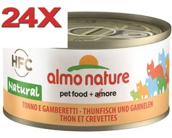 Almo Nature HFC - Kattenvoer - Tonijn & Garnaal - 24x70gr