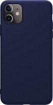 Nillkin Rubber-Wrapped TPU Back Case - Geschikt voor Apple iPhone 11 (6.1") - Blauw