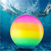 Ariko stevige onderwaterbal XXL | Onder water bal | Met water of lucht te vullen | Waterbal | Inclusief water vulstuk | 22,8 cm | multi kleuren | watermeloen bal