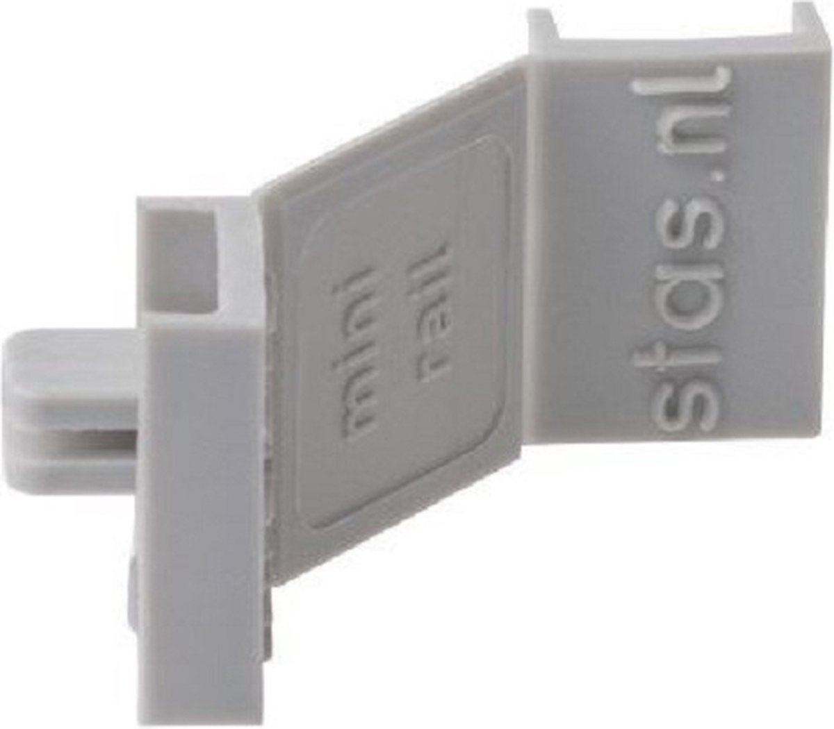 Stas ophangsysteem Combikap  grijs voor de MINIRAIL.(2 stuks)
