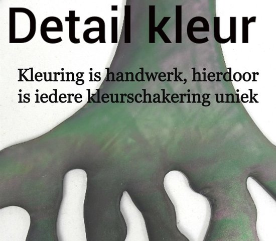 Décoration murale grand 75cm - Arbre de vie avec racine - passivé (lueur colorée huileuse)