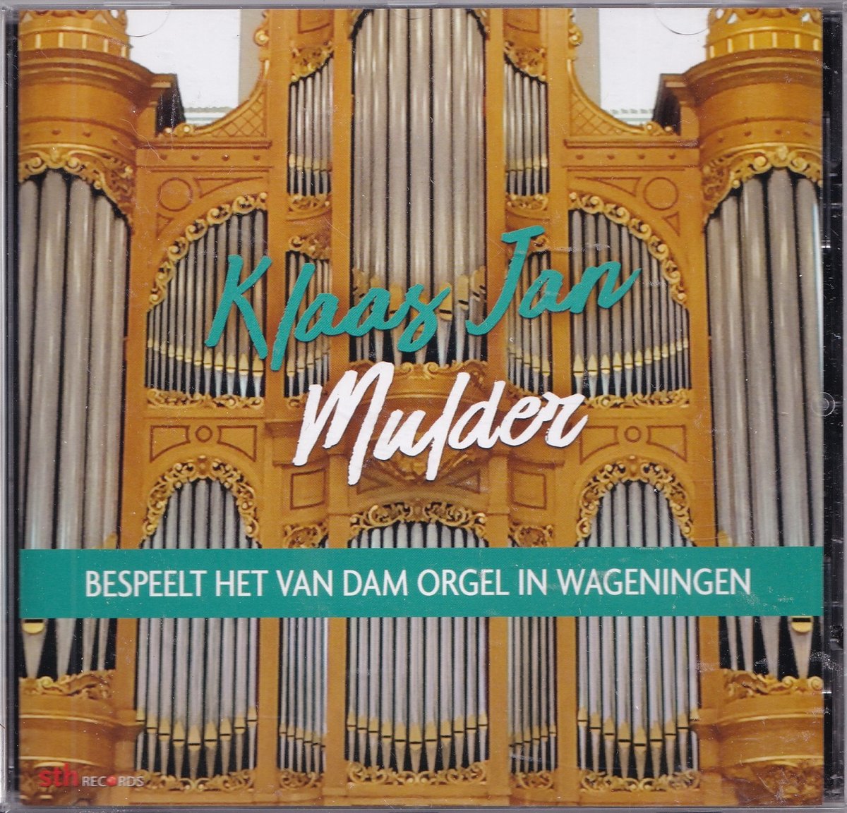 Klaas Jan Mulder bespeelt het Van Dam-orgel van de Immanuelkerk te Wageningen