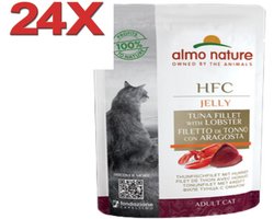 Almo Nature HFC - Kattenvoer - Cuisine Pouch - Tonijnfilet & Kreeft - 24x55gr
