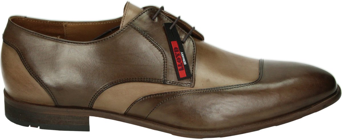 Lloyd Shoes 12-106-11 SANDRO - Volwassenen Heren veterschoen - Kleur: Bruin - Maat: 43