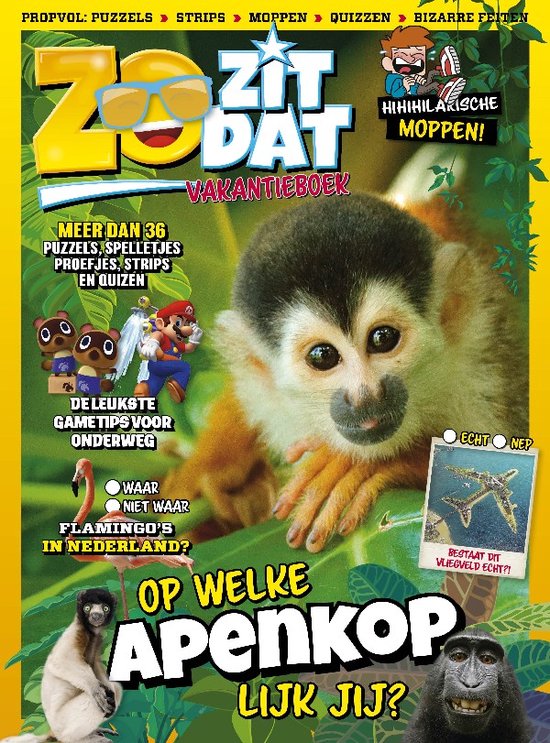 Zo Zit Dat Vakantieboek 2022 - Jouw zomer wordt één groot avontuur met het vakantieboek van Zo Zit Dat!