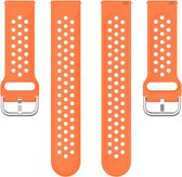 Siliconen bandje - geschikt voor Fitbit Versa / Versa 2 - oranje