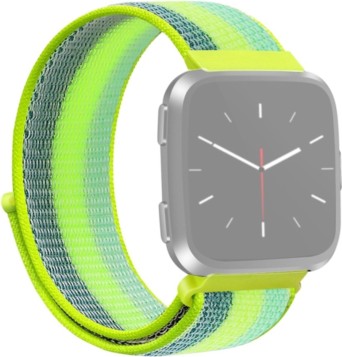 Nylon bandje - geschikt voor Fitbit Versa / Versa 2 - fluoriserend